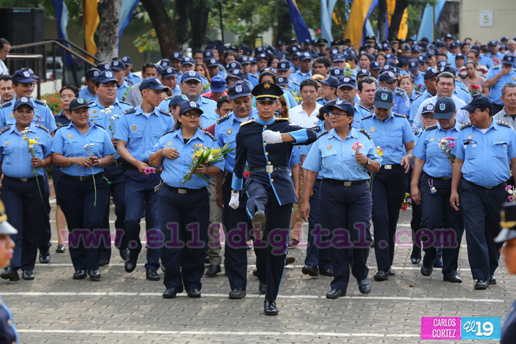 Policía Nacional rinde homenaje al Comandante Tomás Borge
